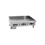 Imperial IMGA-2428-1 24" Countertop Gas Griddle, Manual Controls, 1" Steel Plate, 60.000 BTU 1 image