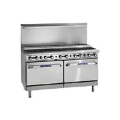 Imperial IR-12-SU-C-XB 72" Gas Restaurant Range, (12) Open Burners w/ (6) Step-Up, (1) Convection Oven, (1) Cabinet Base, 414.000 BTU 2 image