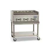Imperial PSB48 48" Pro Series Countertop Gas Radiant Charbroiler w/ (8) Burners, 176.000 BTU 1 image