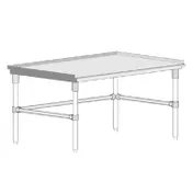 John Boos GS6-3018GBK Equipment Stand, 18"W X 30"D X 24"H 1 image