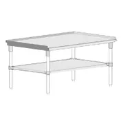 John Boos GS6-3660GSK Equipment Stand, 60"W X 36"D X 24"H 1 image