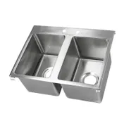 John Boos PB-DISINK141610-2-X Pro-Bowl Drop-In Sink, 2-Compartment 1 image