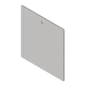John Boos PB-SCS2028-16/3 Sink Cover, 20" X 28", 16 Ga. Stainless Steel 1 image