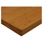 JMC Furniture SOLID WOOD 24X24 CHERRY Square Plank Style Beechwood Table Top, 24x24, 1-1/4in Thick Edge 1 image