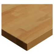JMC Furniture SOLID WOOD 24X30 NATURAL Rectangular Beechwood Table Top, 24x30, 1-1/4 Thick Edge 1 image