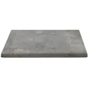 JMC Furniture TOPALIT 24X24 CONCRETE Square Topalit Table Top, 24x24, Outdoor Use, Impact Resistant 1 image