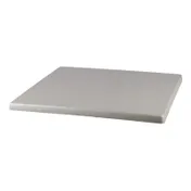 JMC Furniture TOPALIT 36X36 BRUSH SILVER Square Table Top, 36x36, 1.25in Edge, Outdoor Use, Impact Resistant 1 image
