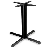 JustChair TBXWB-3636-28 36x36 28H Dining Height Steel & Cast Iron X-Style Table Base 1 image