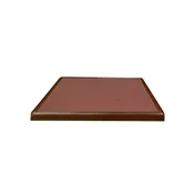 JustChair TTLMWF-4242-GR3 Square Wood Edge Laminate Table Top, 42" x 42", 1-1/2" Waterfall Edge 1 image