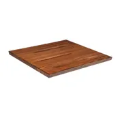 JustChair TTSWRE12-3072 Rectangular 30x72 Solid German Beech Wood Table Top, 1.25 Thick, Rustic Finish 1 image