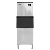 Koolmore KM-CIM-400 Full Cube Ice Maker, 25" Wide, 420 lb/24 hr, 200 lb Bin, R290, Steel Interior 1 image