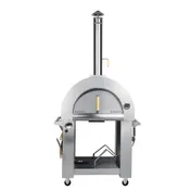 Koolmore KM-OKS-DFPO Gas & Wood Fired Pizza Oven, 32"W, Flue Tamper Control 1 image