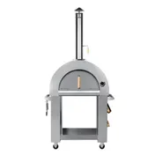 Koolmore KM-OKS-WFPO Wood Fired Pizza Oven, 32"W, Flue Tamper Control 1 image