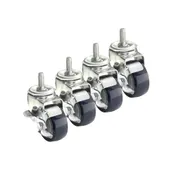 Krowne 28-164S Krowne Metric Thread Caster, 3" Polyurethane Wheels 1 image