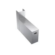 Krowne KR24-6CF 6"W x 24"D Stainless Steel Royal Series Underbar Chase Filler 1 image