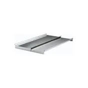Krowne SC24H Underbar Ice Bin Cover - Partial for 24" W Ice Bin with Bottle Wells, Stainless Steel 1 image