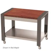 Lakeside 160144 48" Mobile Modular Traveler Serving Table, Stainless Steel Top and Undershelf 3 image