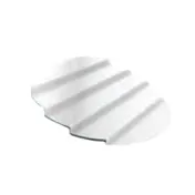 Lakeside 201 Display Riser - 28" Round Stand, Stainless Steel, Five 3" Deep Steps, Made in USA 1 image