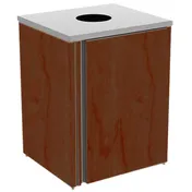 Lakeside 3310 Waste Station, 26-1/2"W x 23-1/4"D x 34-1/2"H, 35 Gallon, Stainless Steel, Drop Top 4 image