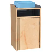 Lakeside 4310 Waste Station, 26-1/2"W x 23-1/4"D x 45-1/2"H, 35 Gallon Capacity 3 image