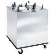 Lakeside 5409 Mobile Enclosed 4-Stack Dish Dispenser w/ 9-1/8" Dia. Dish Size, Unheated 1 image