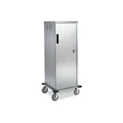 Lakeside 5620 Stainless Steel 20 Tray Elite Series Meal Delivery Cart w/ 1 Door, 1 Compartment  1 image