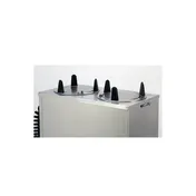 Lakeside 6212 Mobile Enclosed Two Stack Heated Dish Dispenser for 11 1/4" to 12 1/4" Dishes 4 image