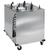 Lakeside 6406 Mobile Enclosed 4-Stack Dish Dispenser w/ 6.5" Dia. Dish Size, Heated 1 image