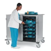 Lakeside 835 Premier Series Enclosed Low Profile Meal Delivery Cart - 24 Tray Capacity 3 image