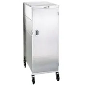 Lakeside 840 Stainless Steel 16 Tray Enclosed Meal Delivery Cart w/ 1 Compartment 1 image