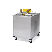 Lakeside 908 Mobile Enclosed 4-Stack Dish Dispenser w/ 6" Dia. Dish Size, Unheated 3 image