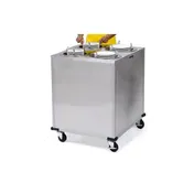Lakeside 919 Mobile Enclosed 4-Stack Dish Dispenser w/ 7.5" Dia. Dish Size, Heated 3 image