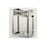 Lakeside 973 Stainless Steel Drop-In Cup & Glass Rack Dispenser, 6 Racks 3 image