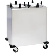 Lakeside S5212 Mobile 2-Stack Dish Dispenser For Square Plates w/ 12" Dish Size, Unheated 1 image