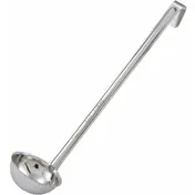 Winco LDI-1 One-Piece Stainless Steel 1 oz LDI Series Serving Ladle w/ 10-3/8" Handle 3 image