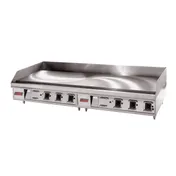 Lang 260T 60" Countertop Gas Griddle, Snap-Action Thermostats, 1" Steel Plate, 135.000 BTU 1 image