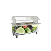 LTI FNR-74 74" Fresh 'N Ready Food Bar, Ice-Cooled, (5) Pan 1 image