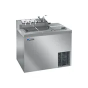 Master-Bilt FLR-60SE 43" Flip Top Ice Cream Dipping Cabinet with Syrup Rail, Stainless 1 image