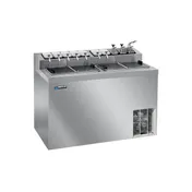 Master-Bilt FLR-80SE 54" Flip Top Ice Cream Dipping Cabinet with Syrup Rail, Stainless 1 image