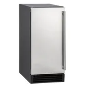 Maxx Ice MIM50 15" Air Cooled Full Cube 60 lb Undercounter Ice Machine with 25 lb Bin, Outdoor 1 image
