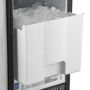 Maxx Ice MIM50 15" Air Cooled Full Cube 60 lb Undercounter Ice Machine with 25 lb Bin, Outdoor 4 image