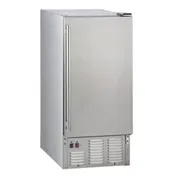 Maxx Ice MIM50-OE 15" Air Cooled Full Cube 60 lb Undercounter Ice Machine with 25 lb Bin, Outdoor 1 image