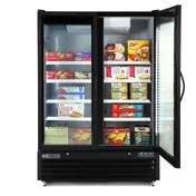 Maxx Cold MXGDM-50FBHC - 54" Glass Door Freezer, Black, 50 cu ft, 1-1/4 HP, Lockable Doors 6 image