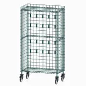Metro CR183670-UTNK3 Mobile Pot Utensil Rack, 49-60" Wide, 70" High, Epoxy Coated Steel, NSF 1 image