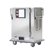 Metro MBQ-120 1-Section 1-Door Heated Banquet Cabinet, 120 Plate Capacity, Steel, 1650W, 6" Casters 1 image