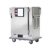 Metro MBQ-144 1-Section 1-Door Heated Holding Cabinet, 144-Plate Capacity, 1650W 120V, 6" Casters 1 image