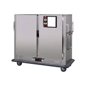 Metro MBQ-150D 55"-60" 2-Door Steel Heated Cabinet, 150 Capacity, 1650W 120V, Timer, 6" Casters 1 image