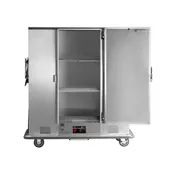 Metro MBQ-180 1-Section 1-Door Heated Banquet Cabinet, 180 Plate Capacity, Steel, 1650W, Shelves 5 image