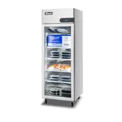 Migali C-1FG-HC 28.8" 1-Glass Door Reach-In Refrigerator, 21.4 cu. ft., Top Mounted, Stainless Steel, 1/2 HP 1 image