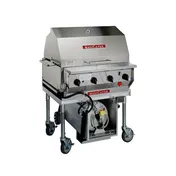 Magikitchn LPAGA-30T-LP 30" LP Gas Outdoor Grill w/ 4 Burner, Tank Caddy, Roll Dome, 80.000 BTU 1 image